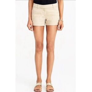 J.Crew Tan Khaki 3” Chino Shorts Size 12